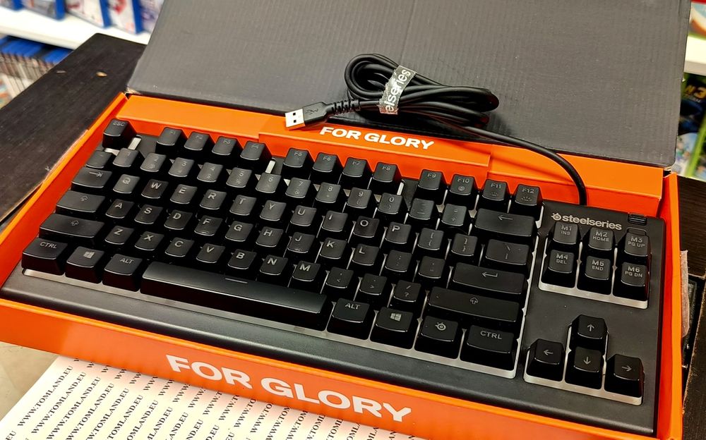 Cicha Klawiatura gamingowa do gier SteelSeries Apex 3 TKL Wrocław