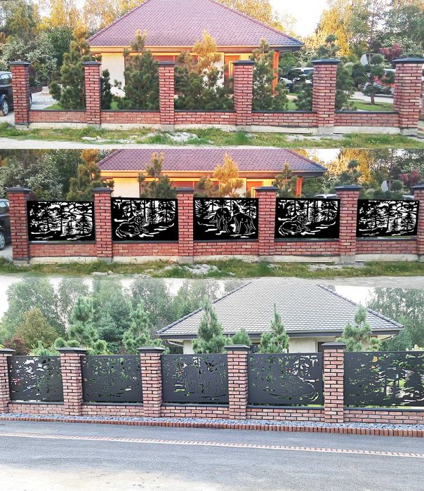 Ogrodzenie CNC projektowanie DXF-programowanie LASER ,PLAZMA ,WATERJET