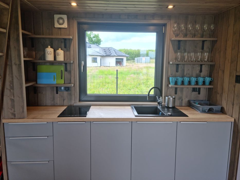 Turkusowy Domek Nad Jeziorem Bystrzyna