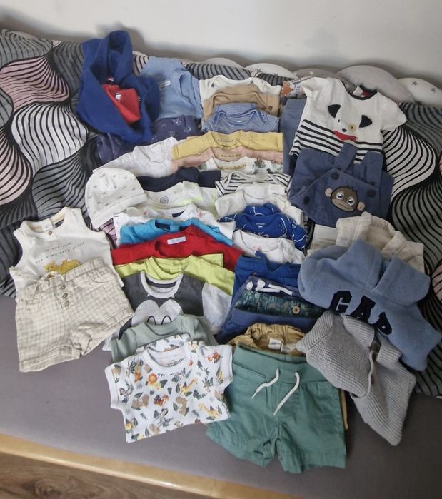 Paczka ubrań letnich dla chłopca r.62