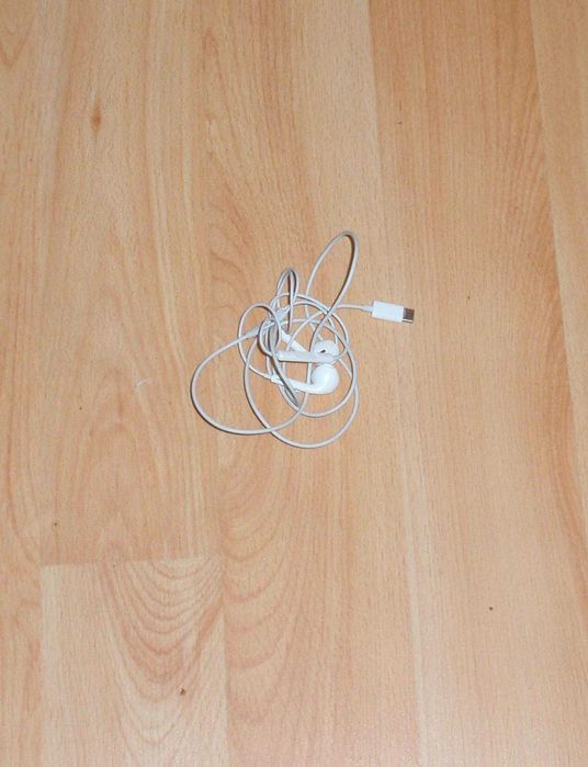 Белые проводные наушники вкладыши Airpods/Ear Pods Type-C Beats Audio