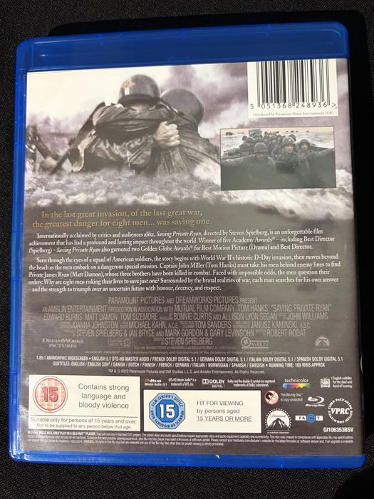 Saving private Ryan - Spielberg Blu ray