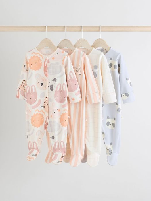 Pajacyki niemowlęce dziewczęce Next pajace śpiochy piżamki 68