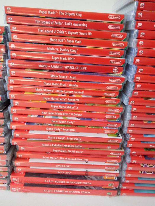 GRY Nintendo SWITCH Gostynin MARIO ZELAD pokemony Wiedźmin Smerfy !