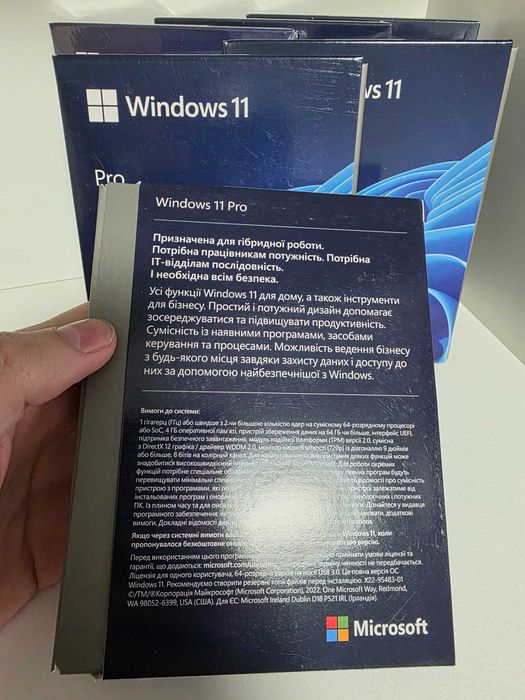 UA | BOX Windows 11 Pro USB UA | Боксова Оригінальна Активація Віндовс