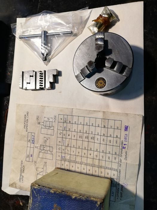 Uchwyt tokarski 80 BISON nowy