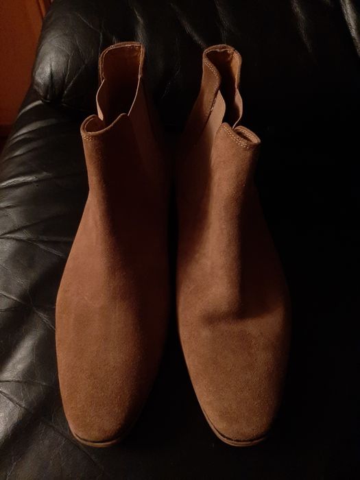 Мужские ботинки Челси Kurt Geiger,натуральный замш, размер 44