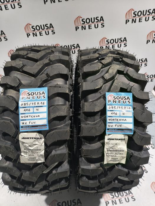 2 pneus Nortenha 285/75R16 - Oferta da entrega