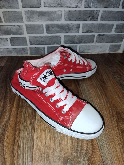 40 all star converse czerwone trampki