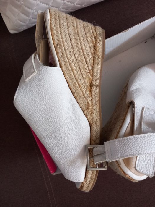 Espadryle biale letnie