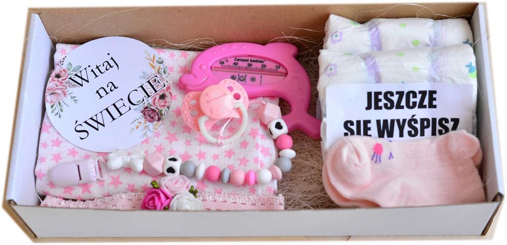 Piękny prezent na BABY SHOWER dla chłopca, wyprawka
