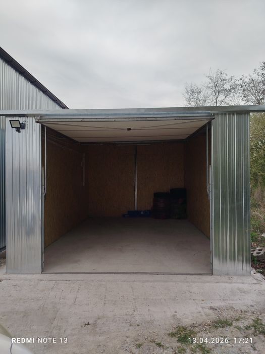 Garaż blaszany 24 m² ocieplony z prądem. Polecam - Widok 2