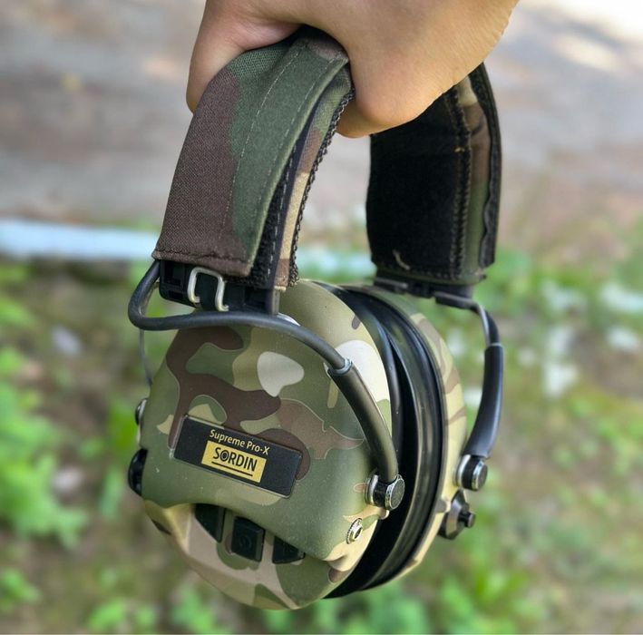 Лідер військових навушників Sordin Supreme Pro-X LED Camo Multicam