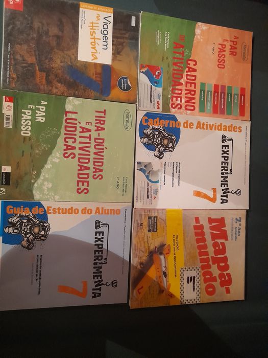 Livros escolares 7. Ano