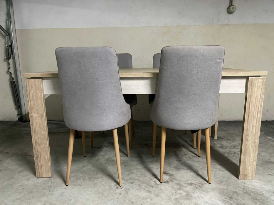 Mesa jantar MDF com 4 cadeiras