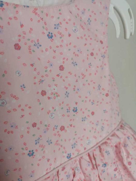 Early Days różowa sukienka w kwiaty 9-12m. 80 cm