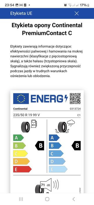 Letnie 235/50r19  Continental NOWE DEMO Wysyłka