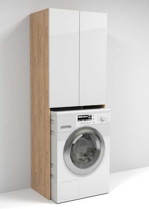 Szafka nad pralkę korpus dąb craft  kolor frontu do wyboru .