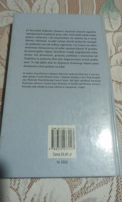 Sprzedam książkę "Objawy, czy jesteś chory"