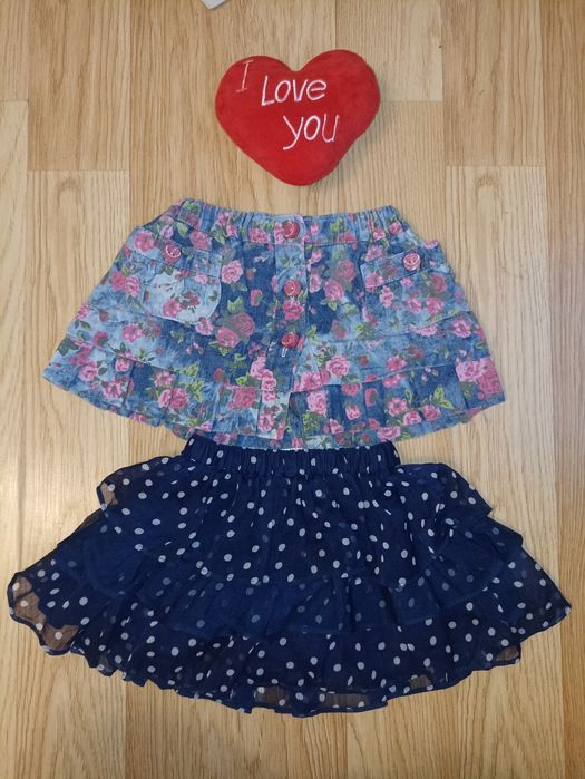 Нарядна спідниця, джинсовая юбка для дівчинки