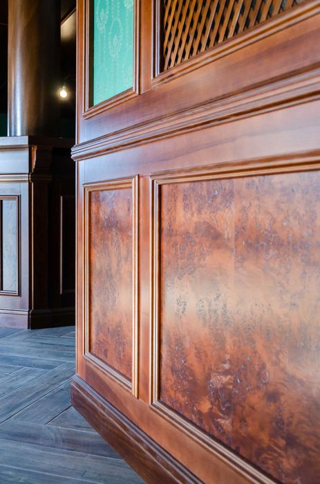 Классические деревянные стеновые панели под заказ