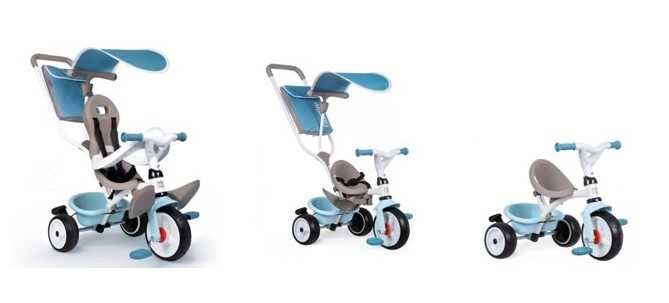 Triciclo evolutivo Smoby Baby Balade Plus Azul