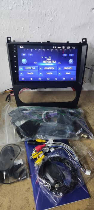 Rádios android Mercedes W203, WiFi GPS Bluetooth USB etc 4gb, novos