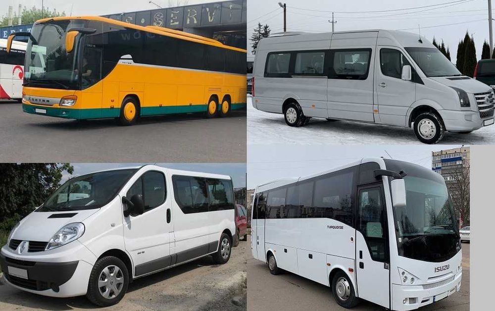 Пассажирские перевозки Черкассы Аренда и заказ микроавтобуса автобуса