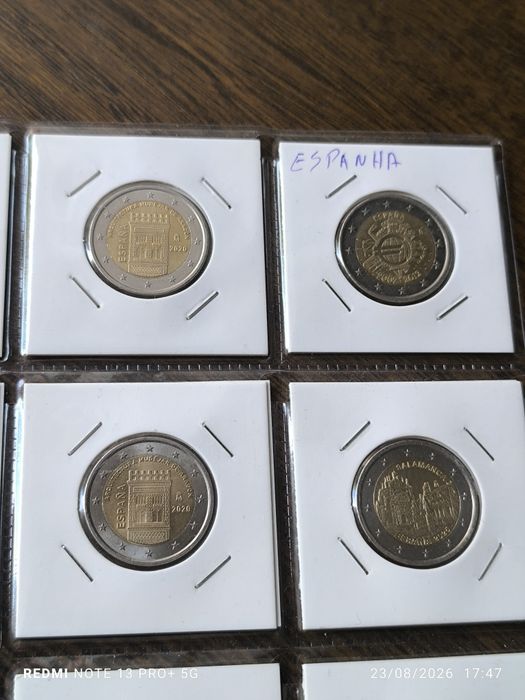 Moedas de 2 euros