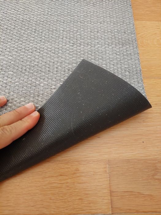 Passadeira anti derrapante cinza cozinha