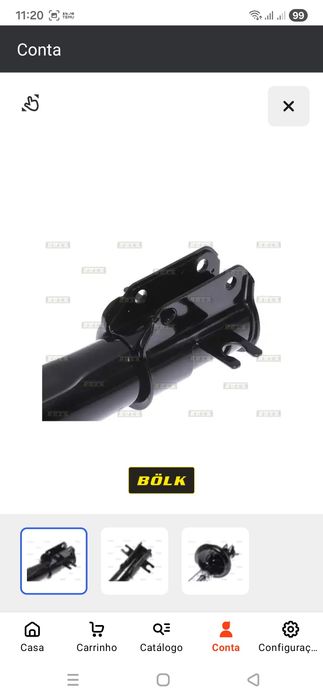 Suspensão dianteira Fiat