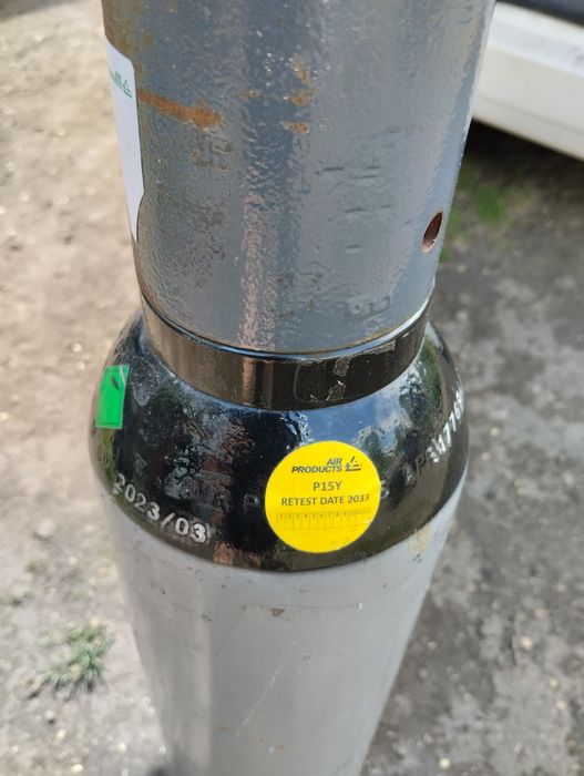 Butla azotowa 10l – pusta, z legalizacją
