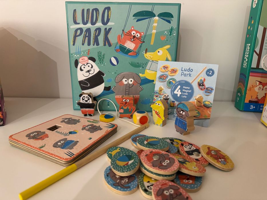 Настільна гра Djeco Набір ігор 4 в 1 Лудопарк