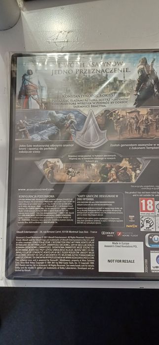 Assassin Creed revelations pudełko z gry i CD