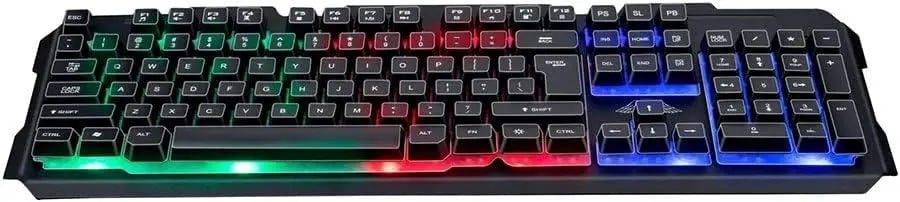 Ігрова клавіатура No Fear QWERTY, 104 мембранні клавіші, підсвічування