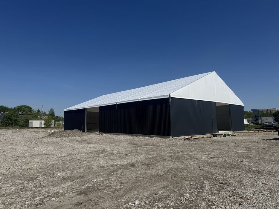 Wynajem namiotów magazynowych, hale magazynowe, hale aluminiowe