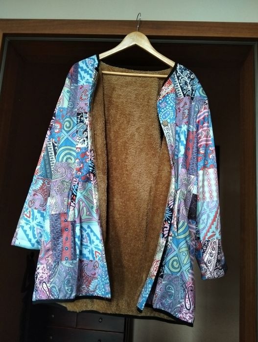 kurtka hippie płaszcz patchwork boho Nepal hipis
