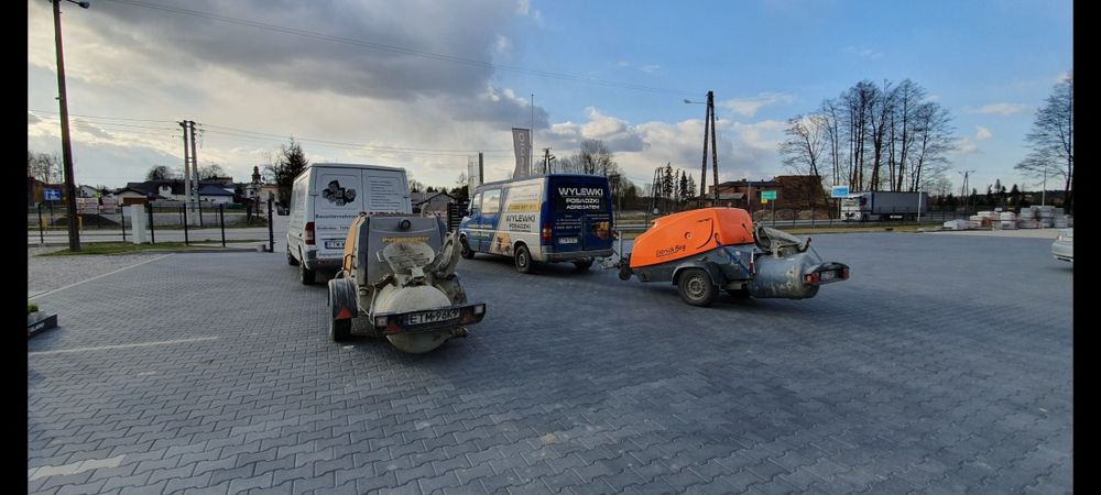 Wylewki betonowe, maszynowe, mixokret