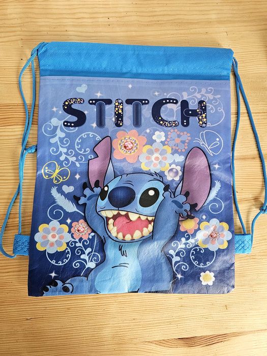 Zestaw Stitch worek i smycz do kluczy telefonu
