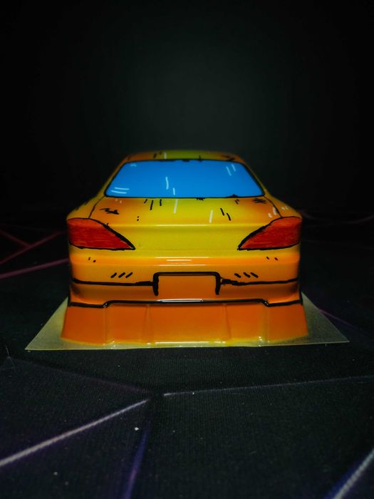 Nissan Silvia S15 Karoseria do modelu drift RC 1/10 Yokomo 255-260mm