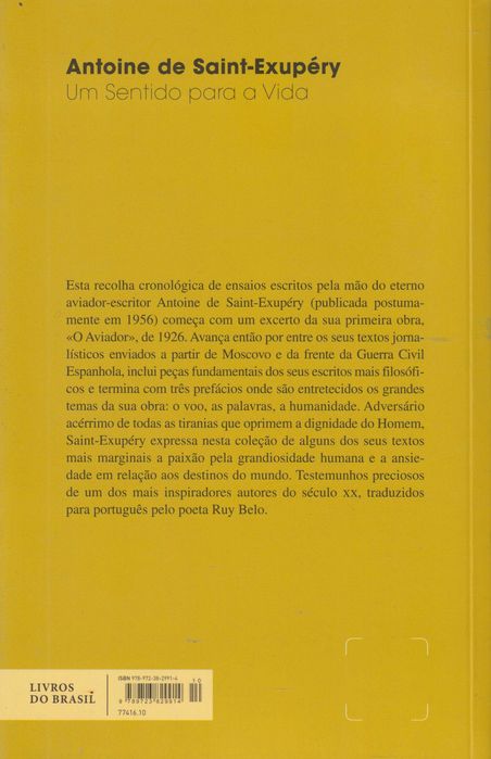 Um Sentido para a Vida - Antoine de Saint-Exupéry