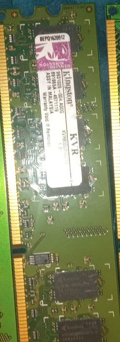 Pamięć RAM 6 szt KINGSTON kvr800d2n5k2/2g plus SAMSUNG 2 szt PC2-5300E