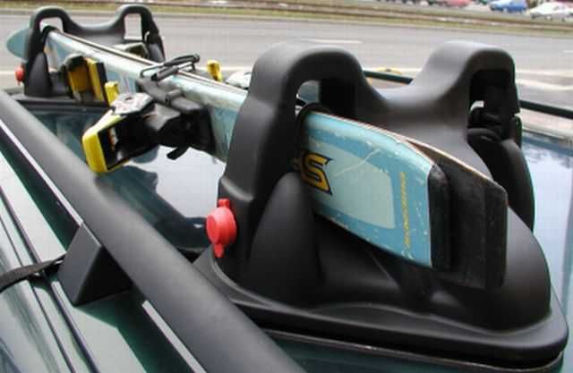 Bagażnik Narciarski Uchwyt Magnetyczny 2 pary Narty zamykany SHUTTLE