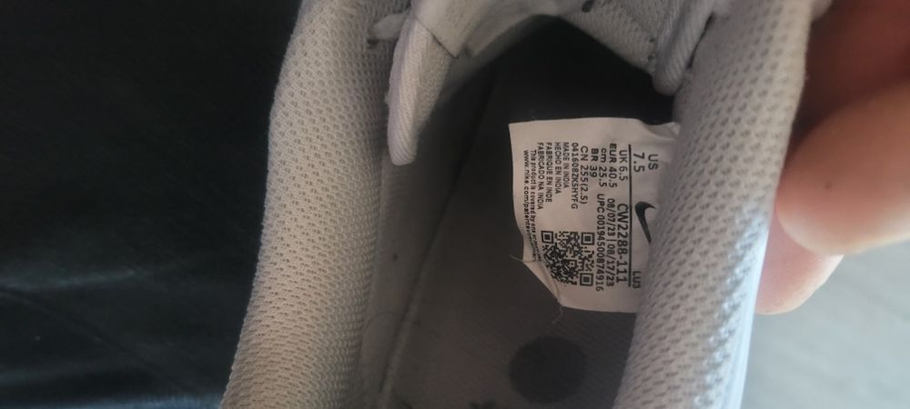 buty nike białe niskie 40,5 rozmiar
