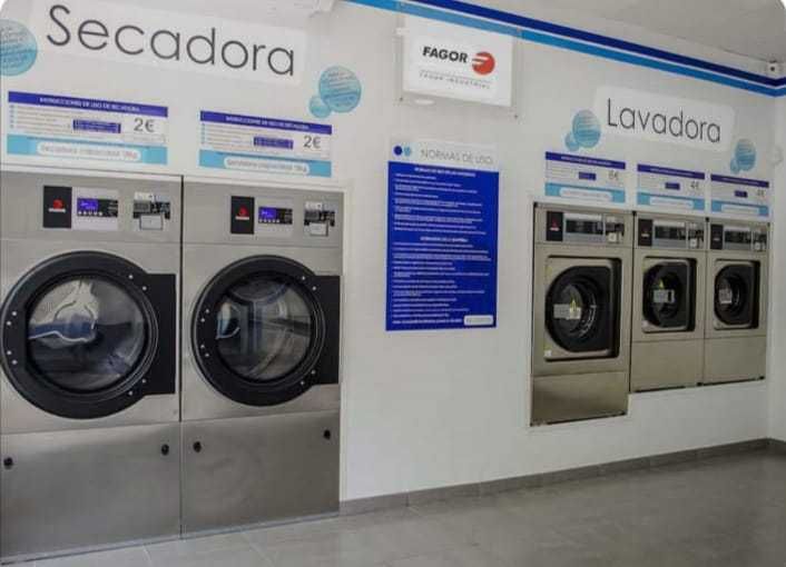 Equipamentos para pequenas e médias lavandarias