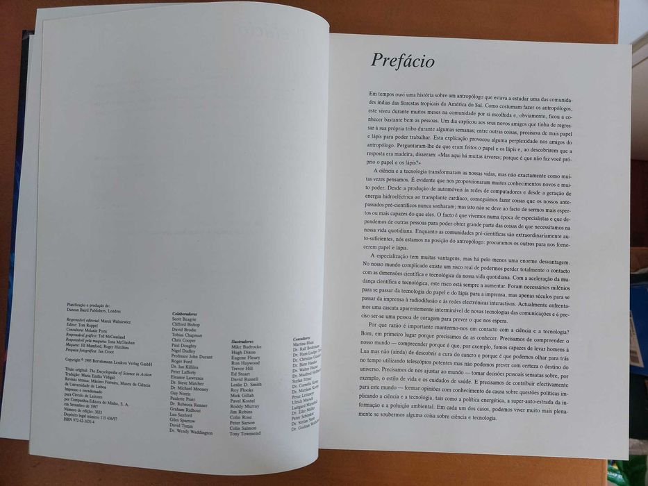 Livro - Ciência em Movimento - A Nova Enciclopédia das Ciências (Círculo de Leitores)