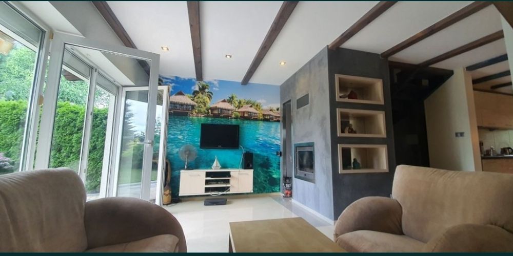 Komfortowy urządzony dom nad jeziorem w Wilczej Woli możliwa  zamiana