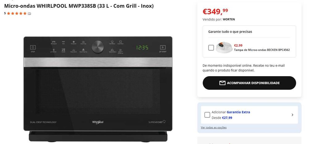 Forno Whirlpool - Novo (Baixa do preço)