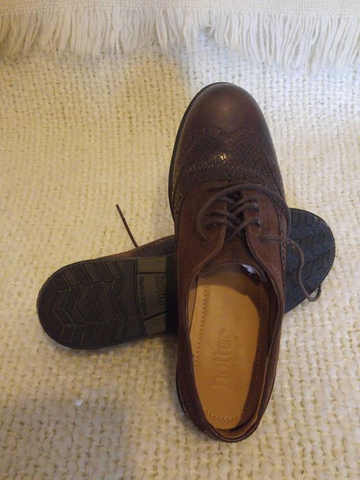 Półbuty skórzane damskie