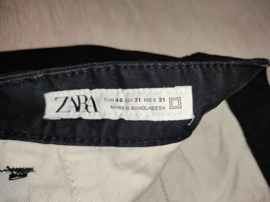 Czarne spodnie zara